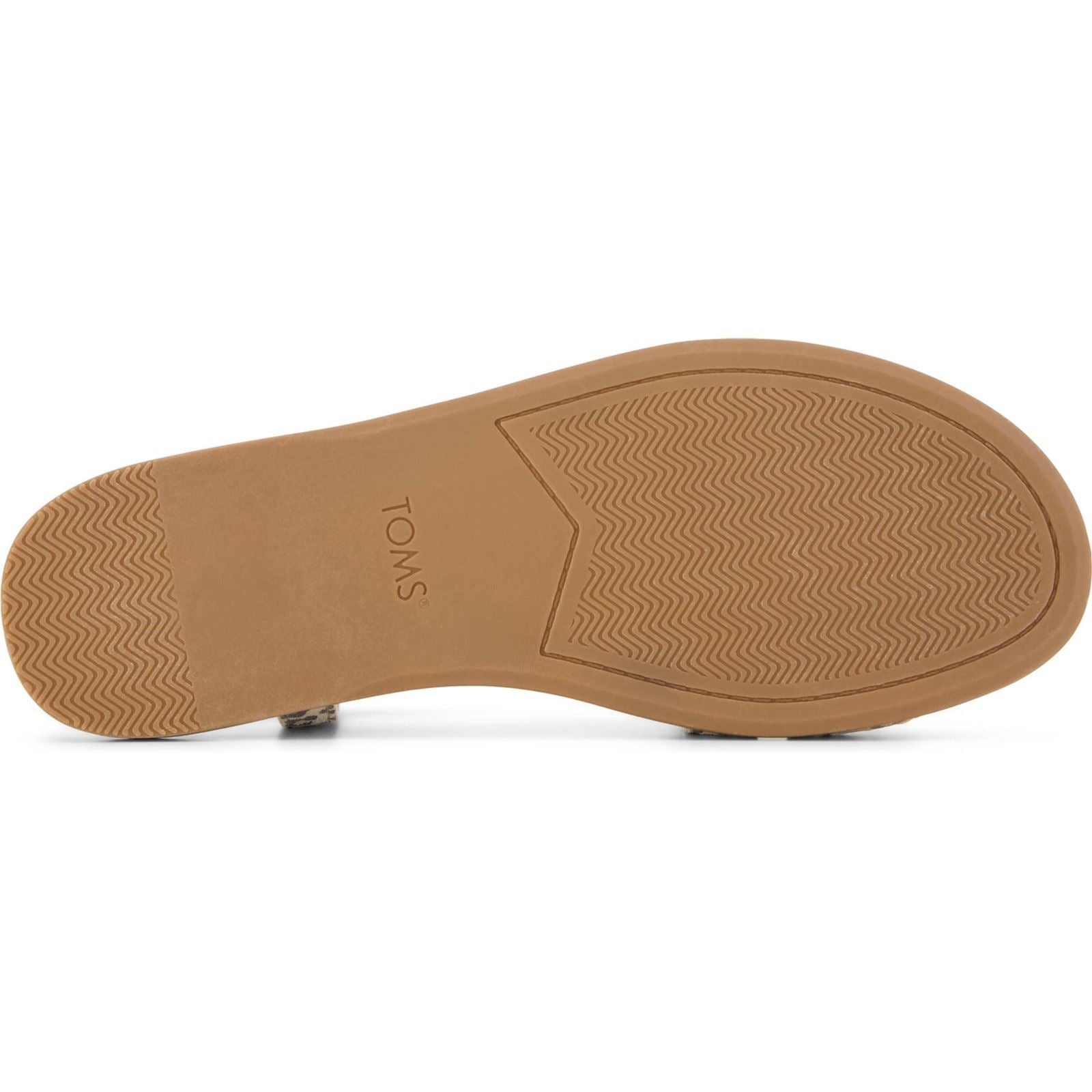 TOMS Mar Leather Women's Oatmeal Sandals