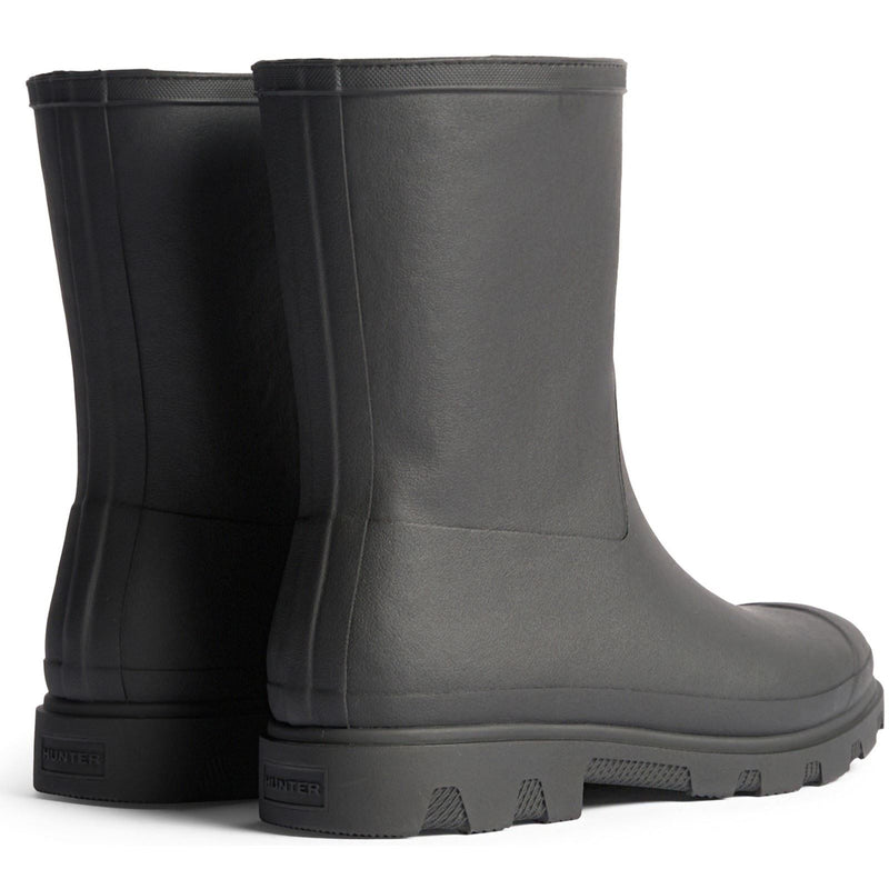 Hunter Downpour Short Insulated Boot Rubber Women's Black Wellington Boots