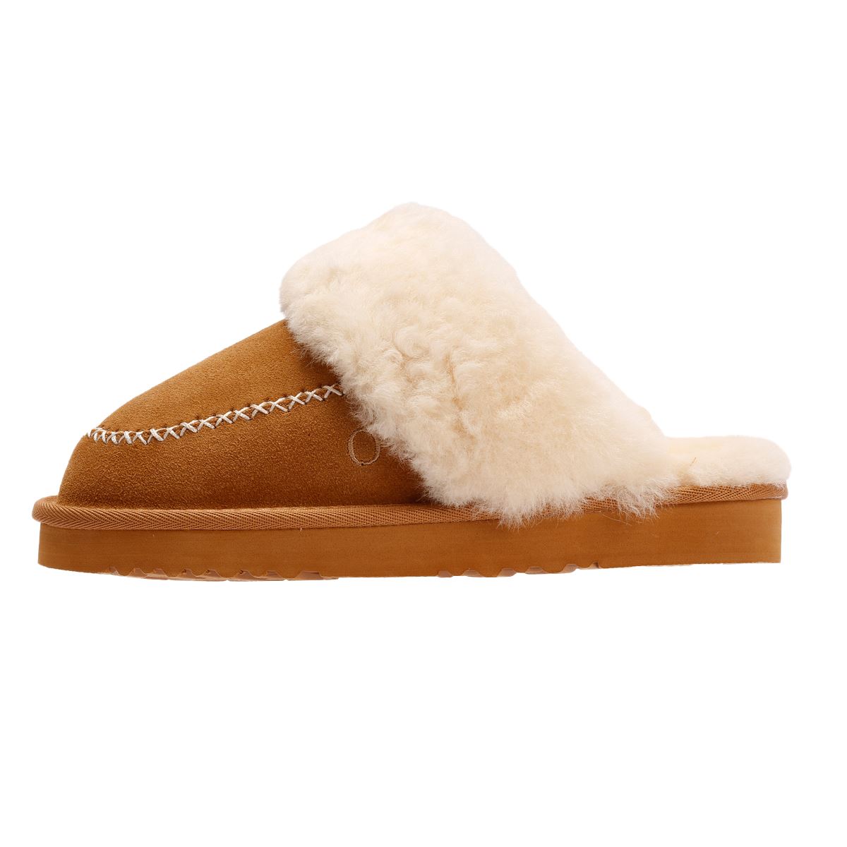 Osprey London The Celeste Suede Women's Chestnut Slippers