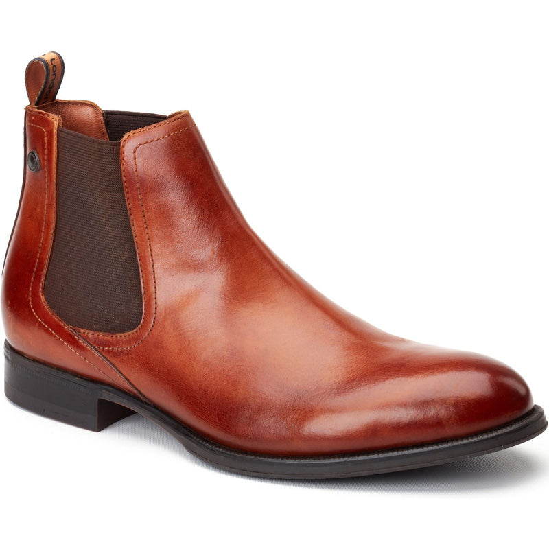 Base London Whittle Leather Men's Burnt Tan Boots