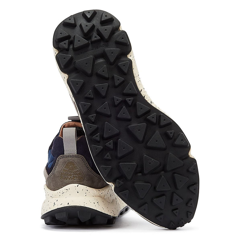 Flower Mountain Yamano Suede Men's Grey/Blue Trainers