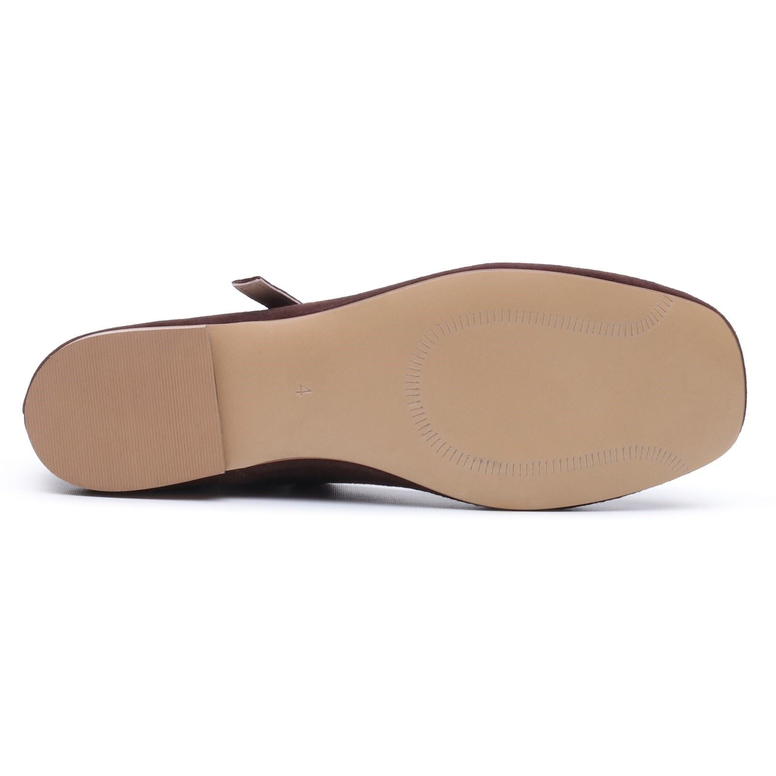 Hush Puppies Pasha Suede Women's Chocolate Flats