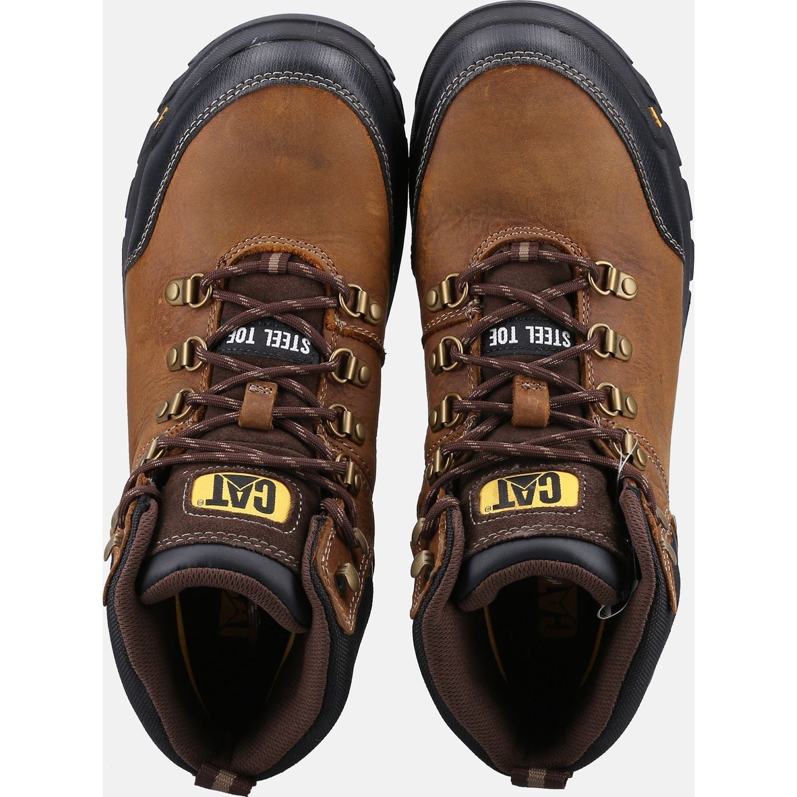 Caterpillar Framework Leather Seal Brown Safety Boots