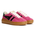 Gola Athena Suede Women's Fuchsia/Black/Evergreen Trainers