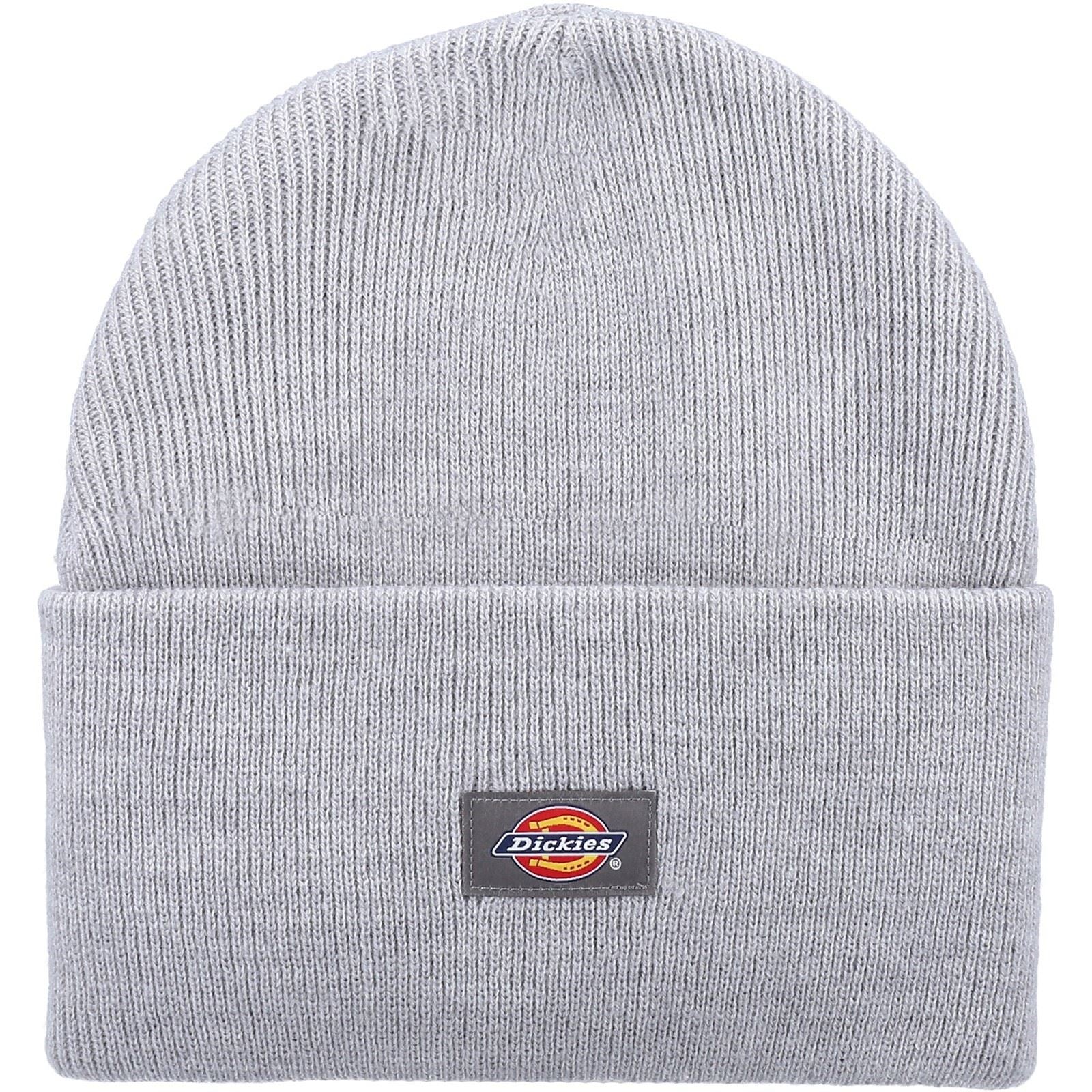 Dickies Acrylic Cuffed Grey Beanie Hat