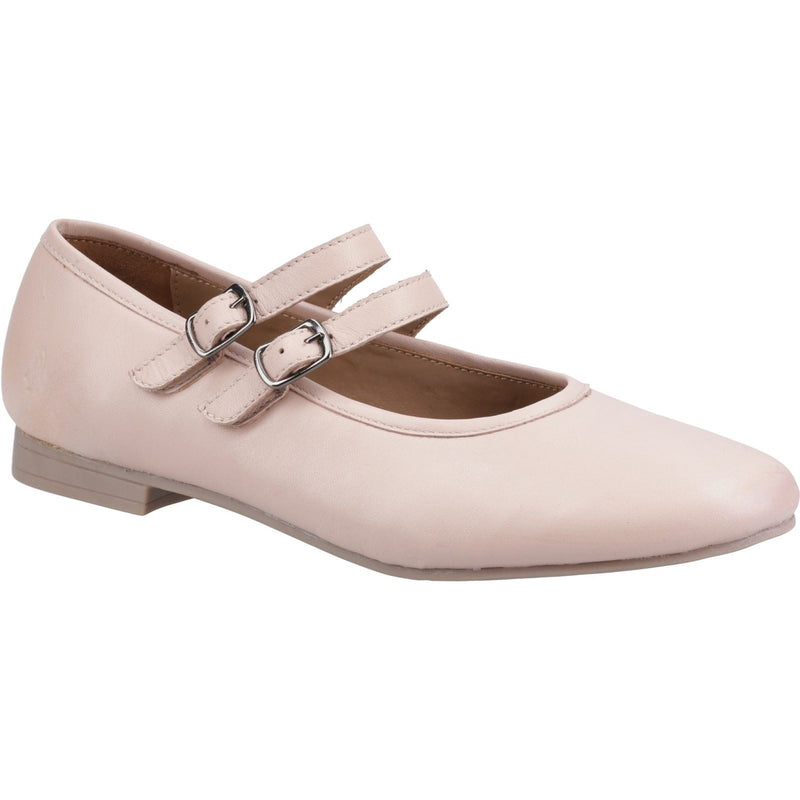 Hush Puppies Nancy Mary Jane Leather Women's Blush Flats