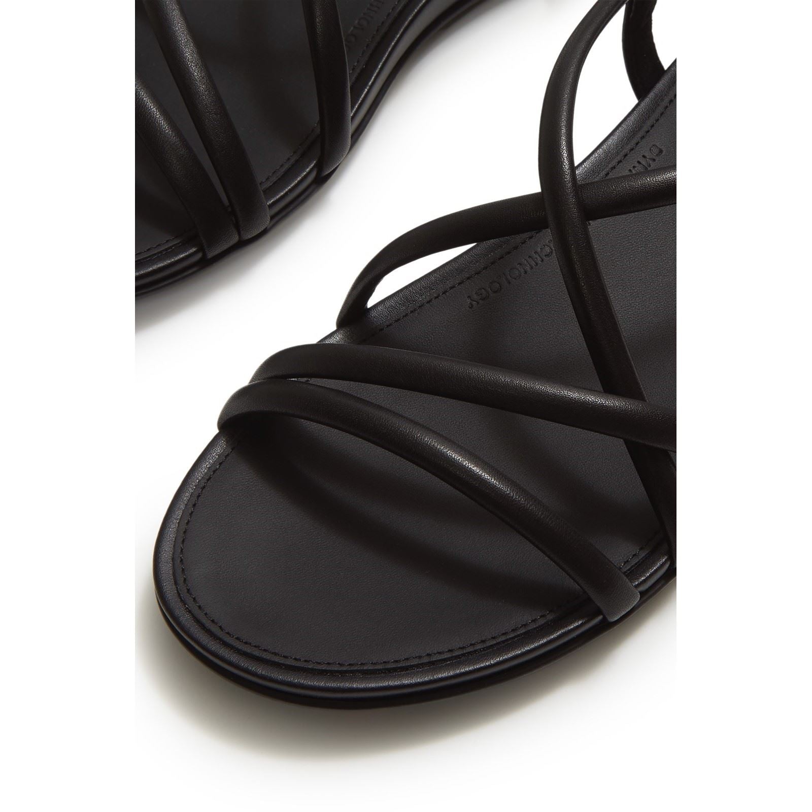 Fitflop Gracie Crystal Leather Women's All Black Sandals