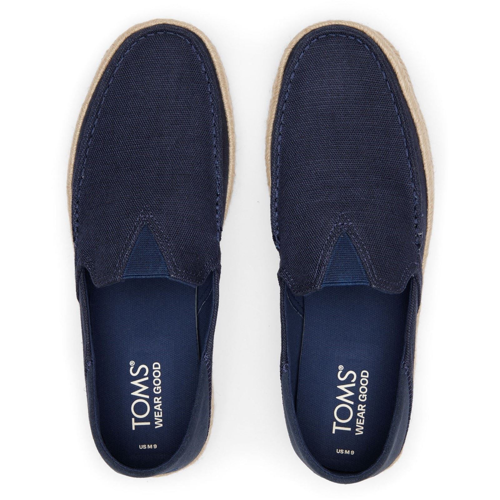 TOMS Alonso Jute Men's Navy Espadrilles