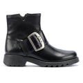 Fly London Rily Leather Women's Black Boots