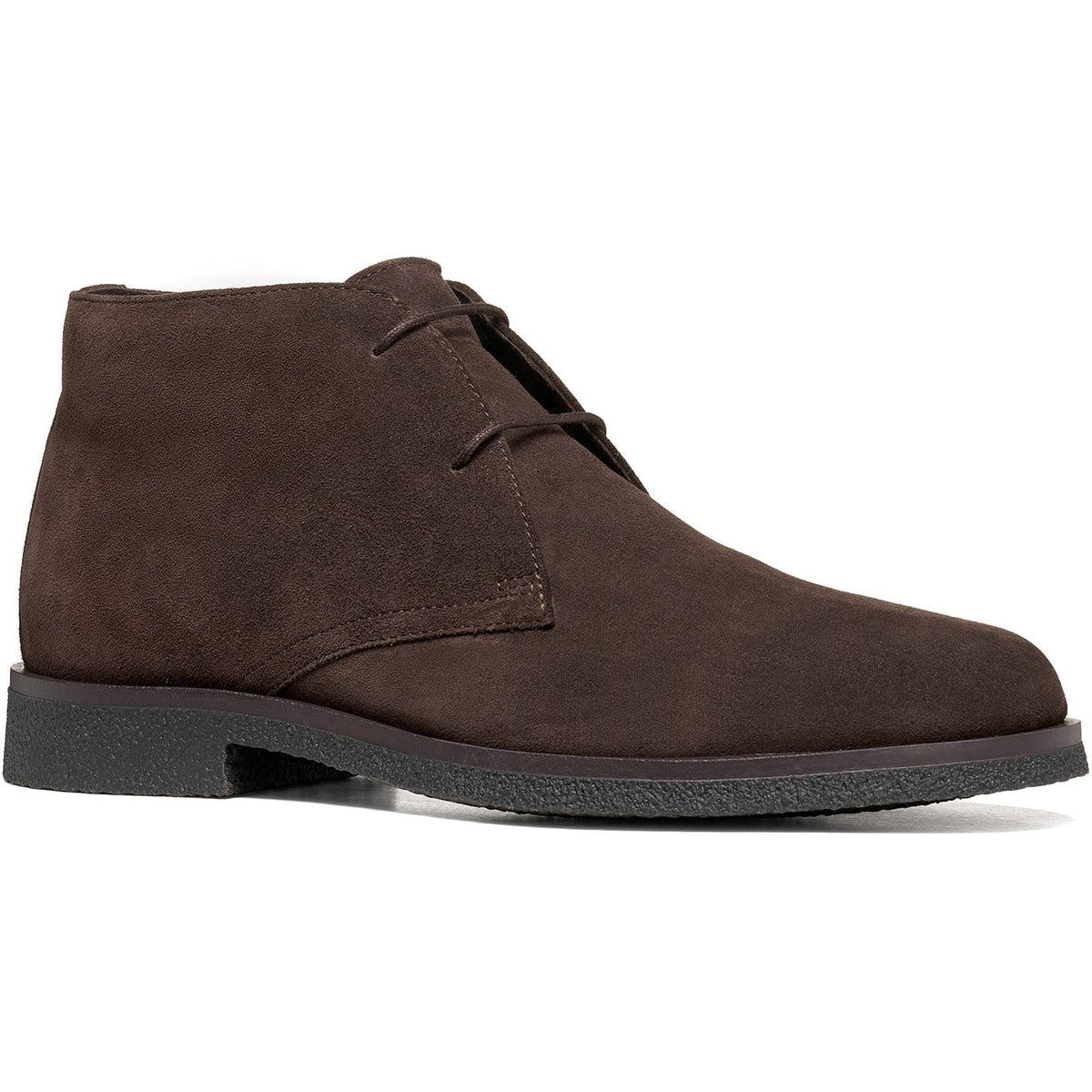 Geox U Claudio Leather Men's Chocolate/Brown Ankle Boots