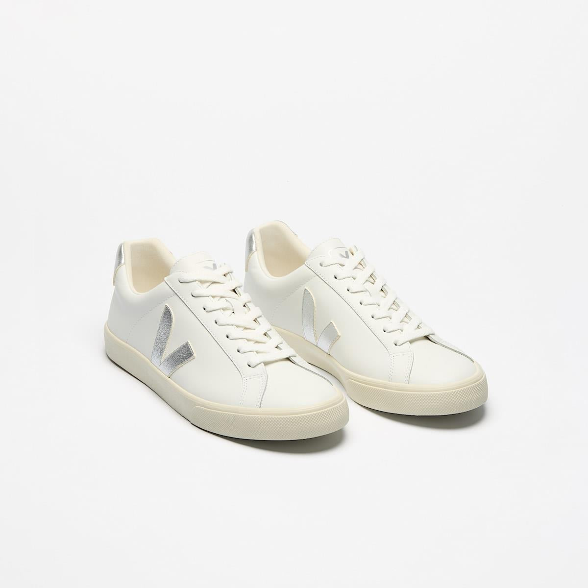 Veja Esplar Leather Women's Extra White/Silver Trainers