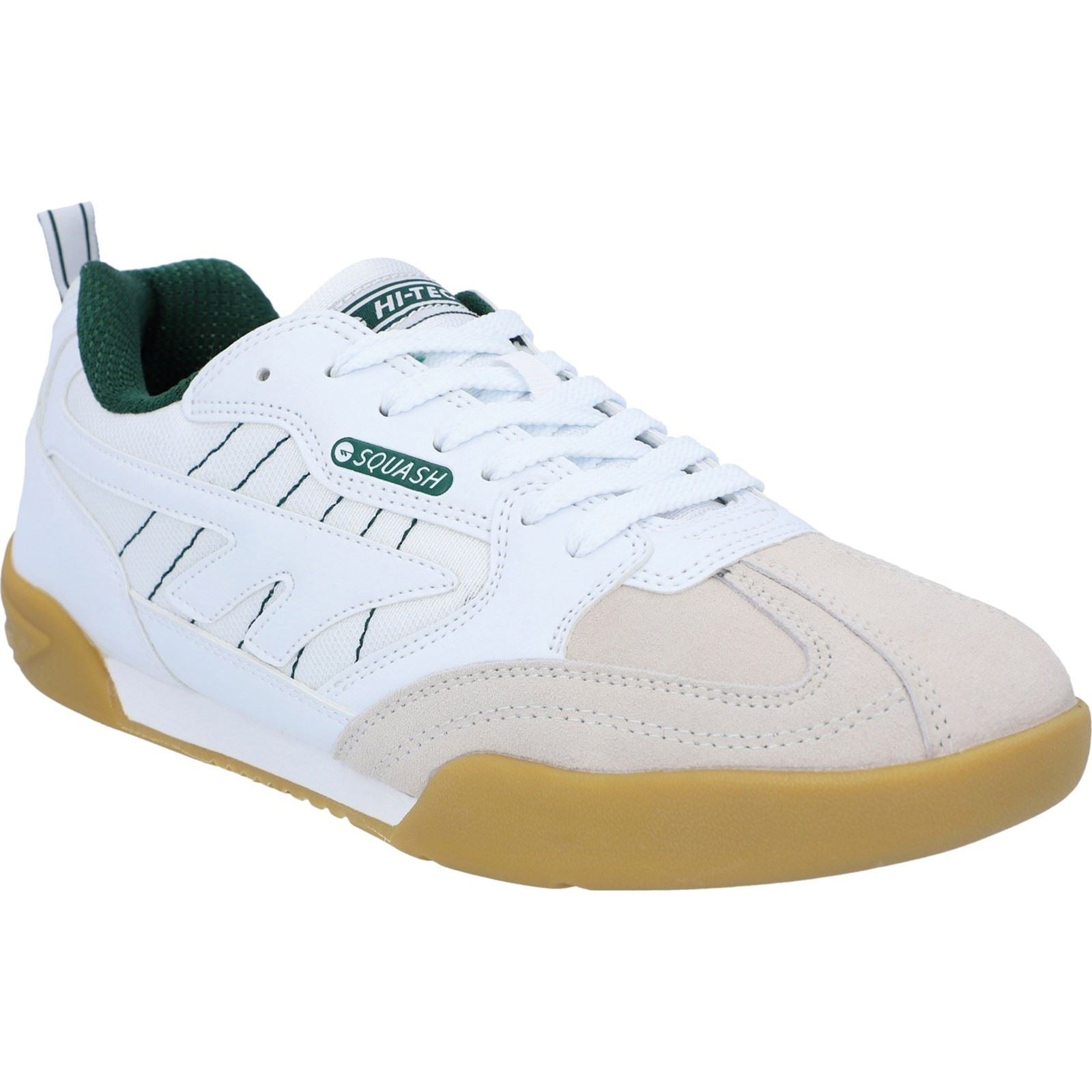 Hi-Tec Squash Textile White Trainers