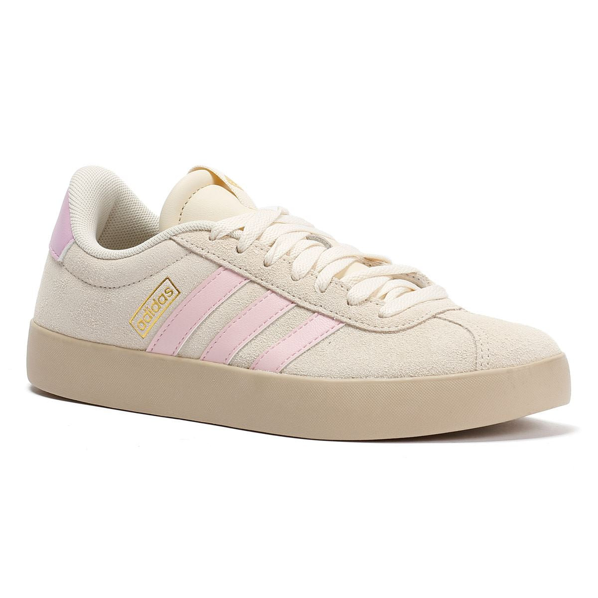 Adidas VL Court 3.0 Women's Beige/Pink Trainers