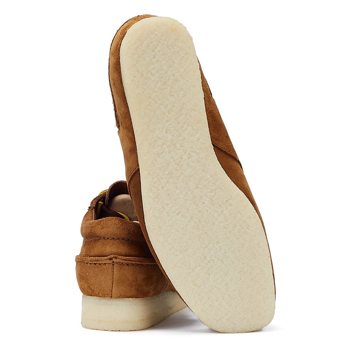 Clarks Originals Wallabee Boat Suede Men's Cola Lace-Up Shoes