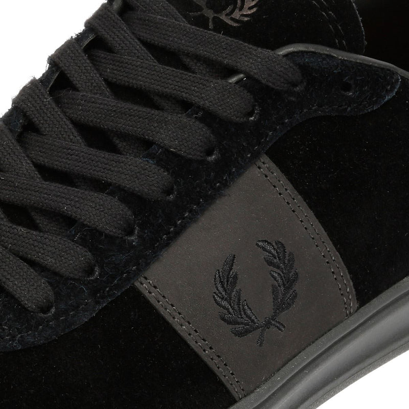 Fred Perry B4 Men's Black/Anchor Grey Trainers