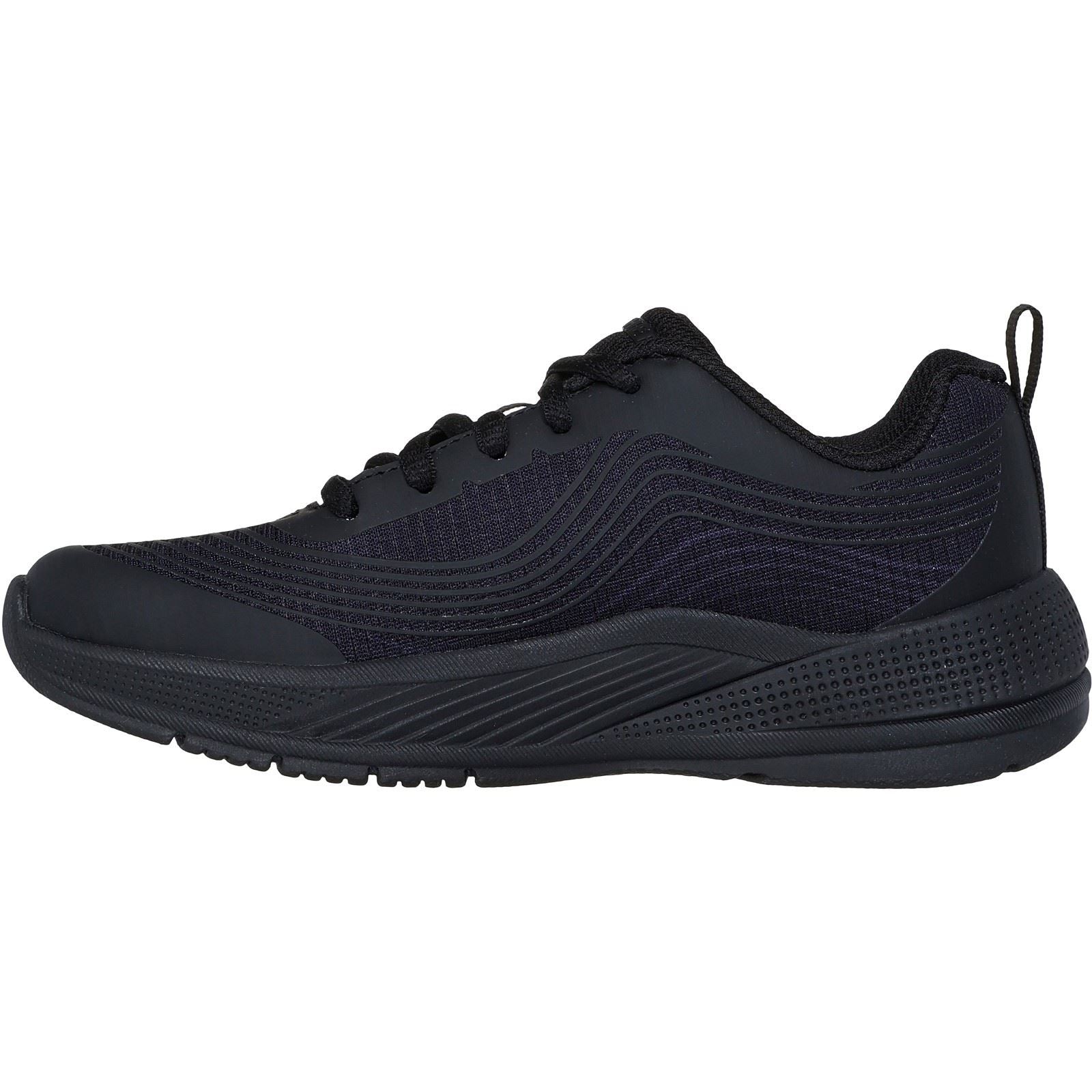 Skechers Microspec Advance Textile Girls's Black Trainers
