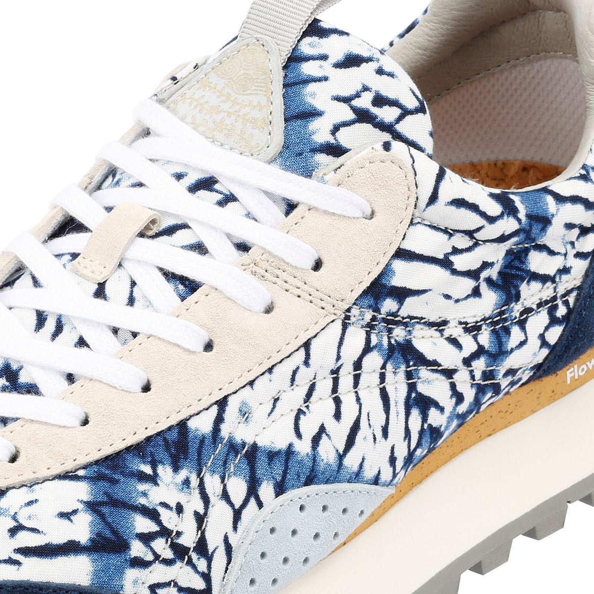 Flower Mountain New Asuka Blue Tie Dye Trainers