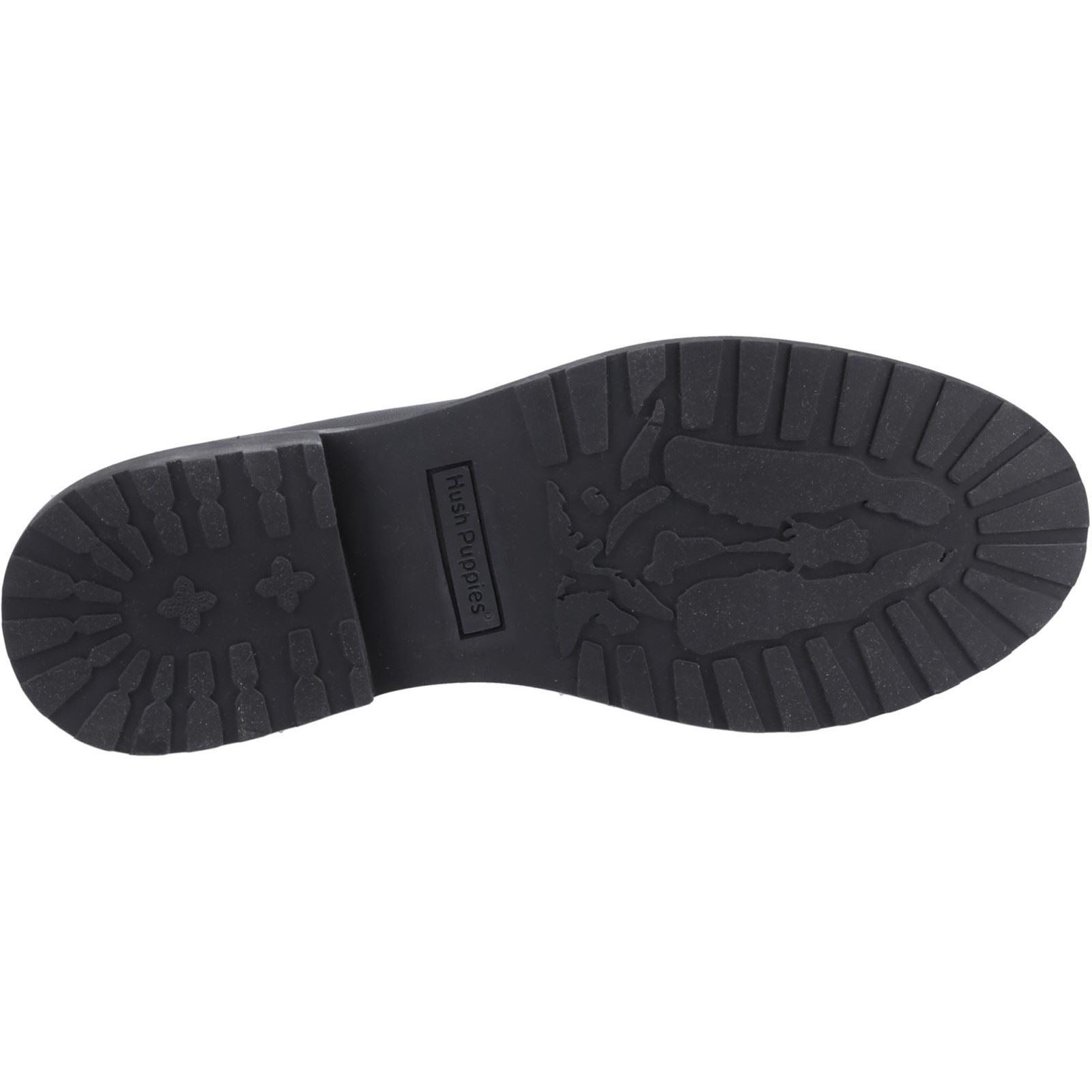 Hush Puppies Verity Kiltie Leather Women's Black Loafers