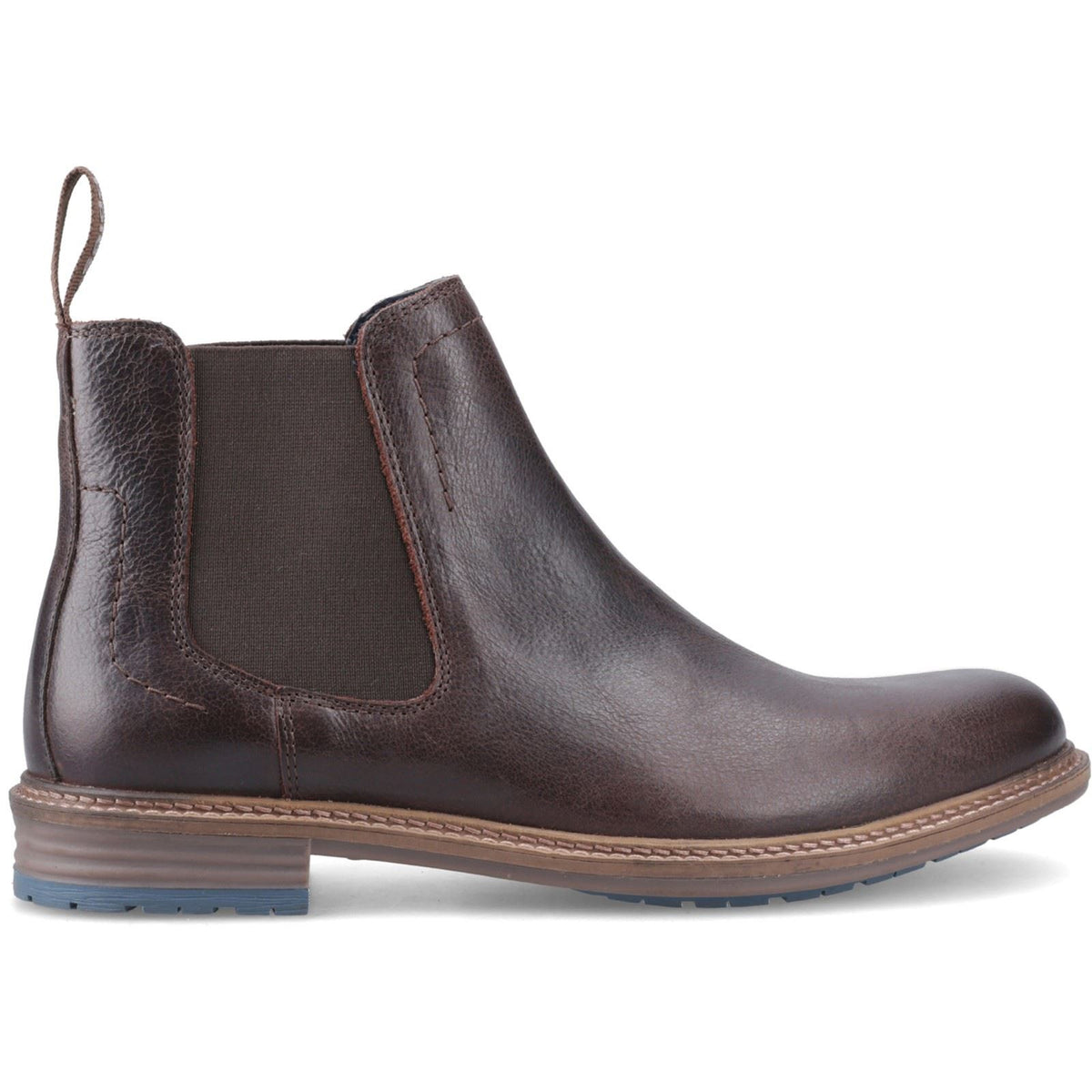 Hush Puppies Justin Leather Men's Chocolate Boots