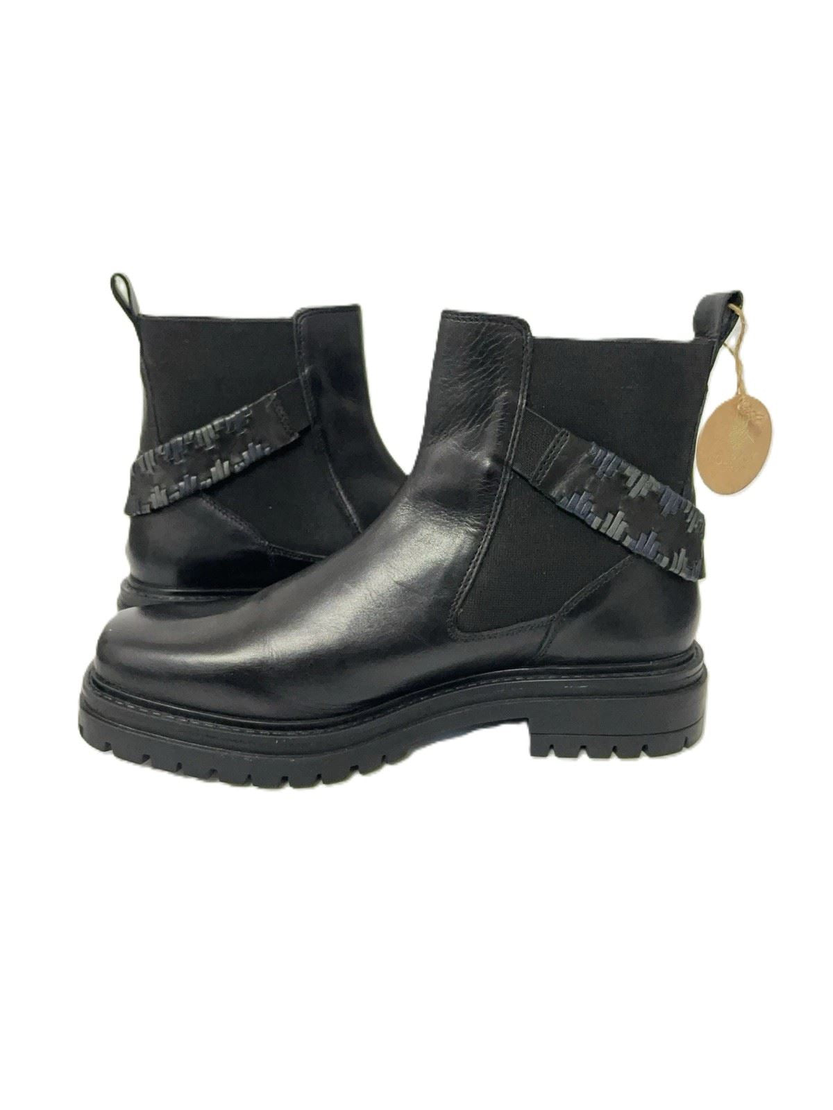 Osprey London The Guildford Chelsea Leather Women's Black Boots