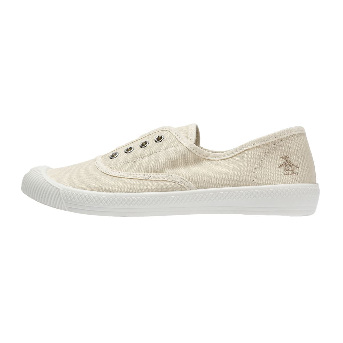 Penguin Anita Canvas Women's Off White Pumps