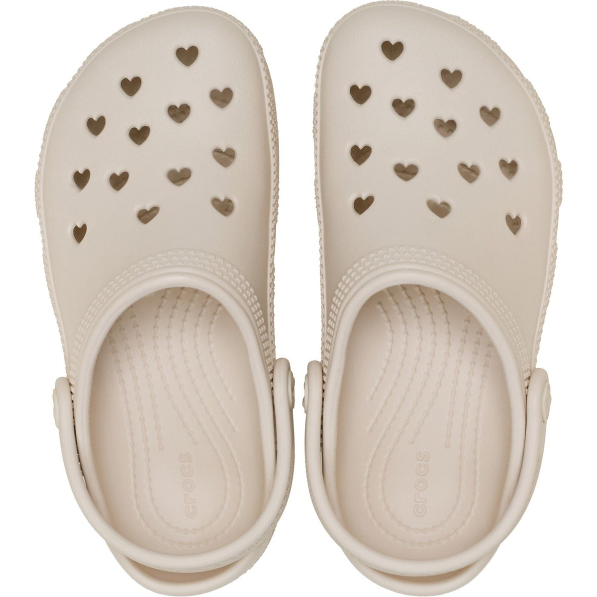 Crocs Classic Hearts Kid EVA Girl's Frappé Casual Shoes - Clogs