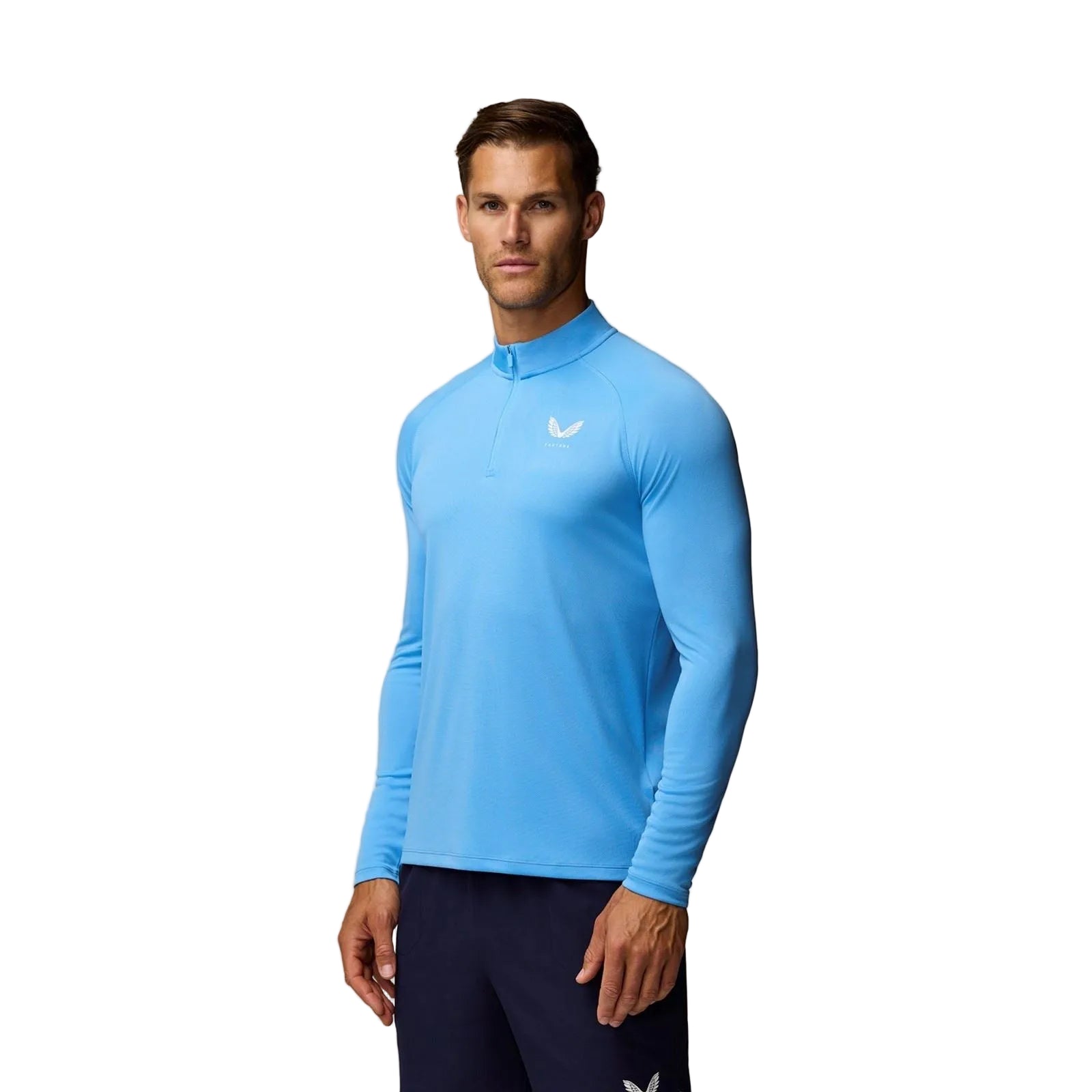 Castore Adapt Training 1/4 Zip Top Polyester Men's Green Activewear T-Shirts