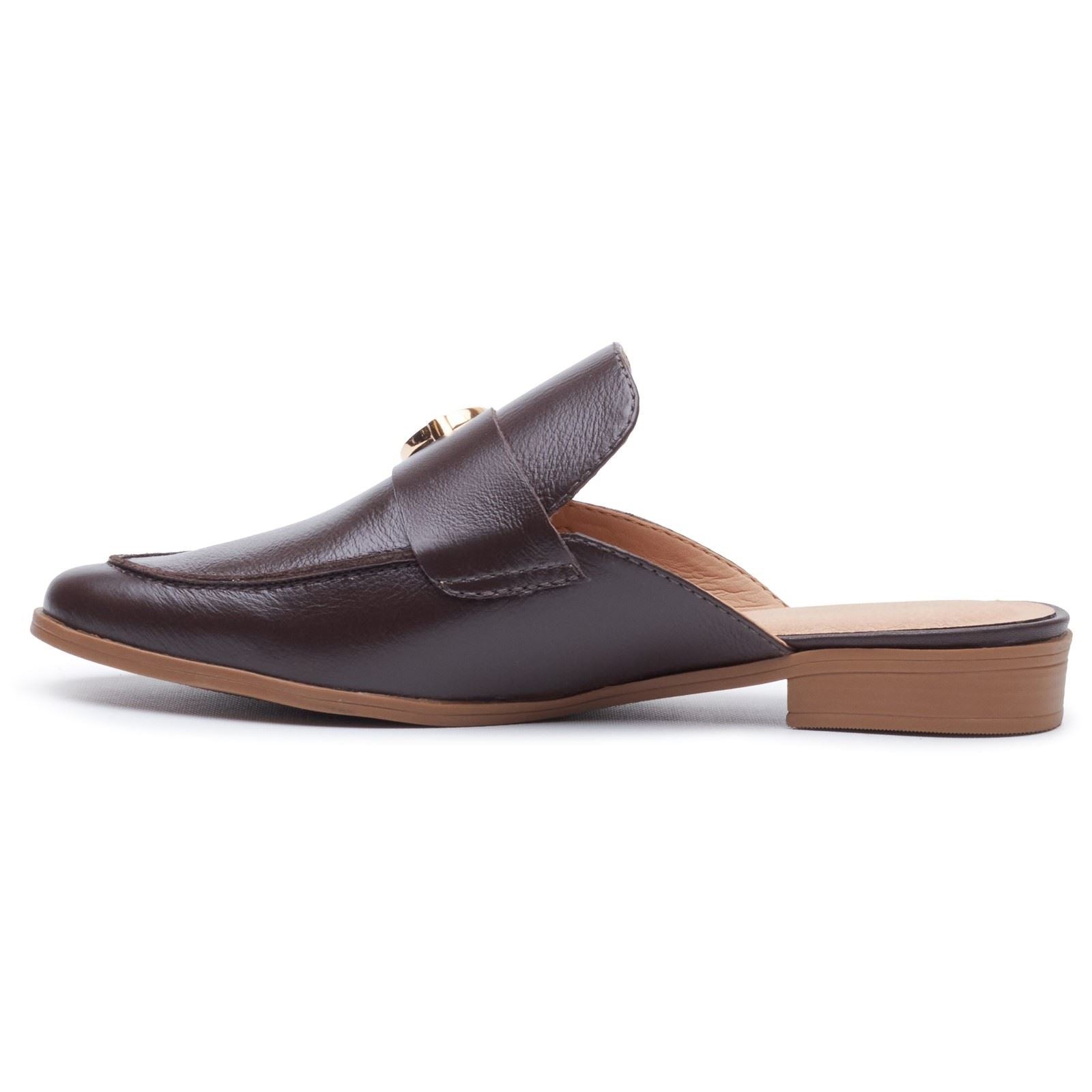 Hush Puppies Calla Leather Women's Chocolate Mules
