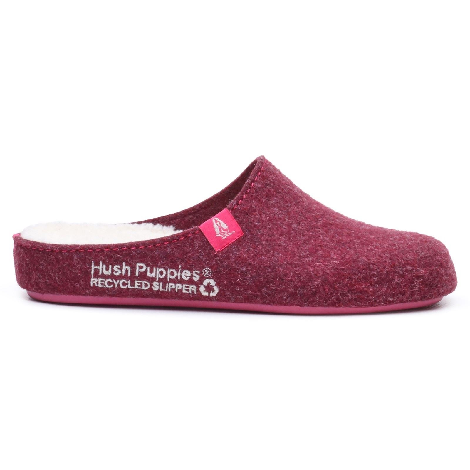 Hush Puppies The Good Slipper Polyester Women's Bordeaux Slippers