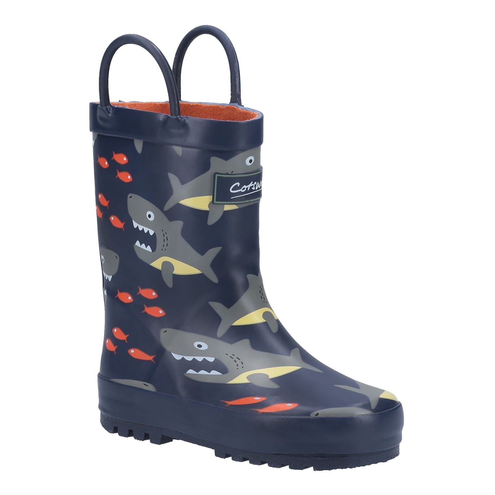 Cotswold Puddle Rubber Shark Wellington Boots