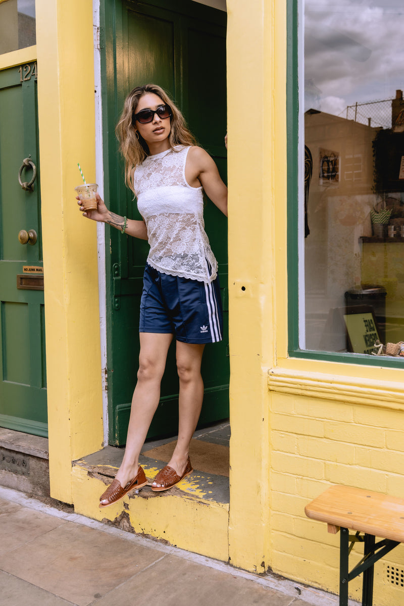 Tower London Hurache Leather Women's Tan Shoes