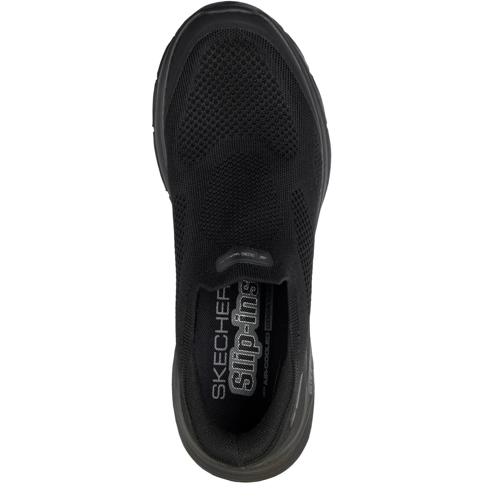 Skechers Go Walk 8 Pelayo Textile Men's Black Trainers