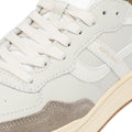 Pompeii Elan Leather Men's Ecru/Taupe Trainers