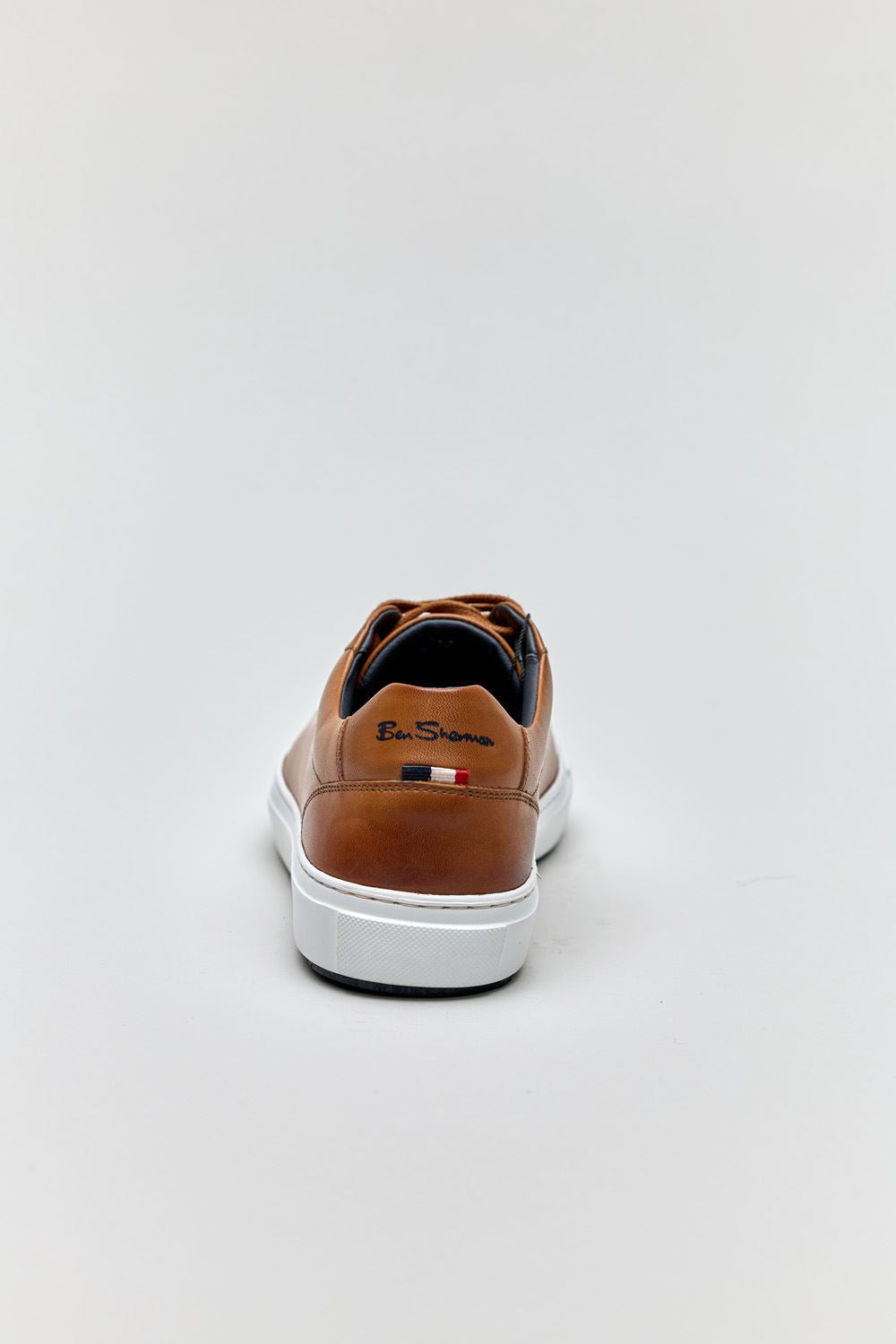 Ben Sherman Ace Cupsole Leather Men's Tan Trainers