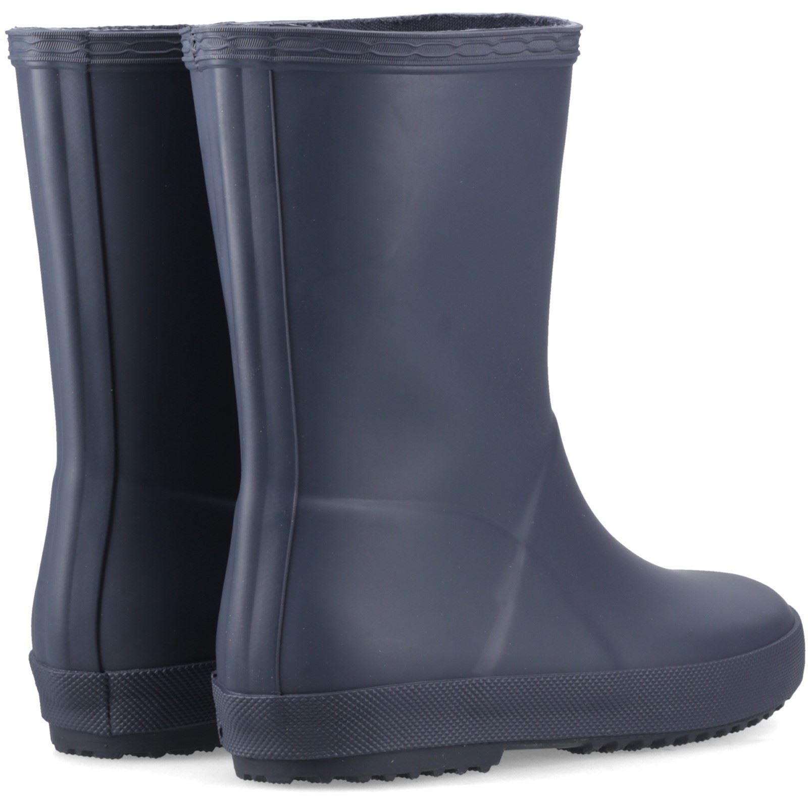 Hunter Kids First (Matte) Rubber Kid's Navy Standard Wellington Boots