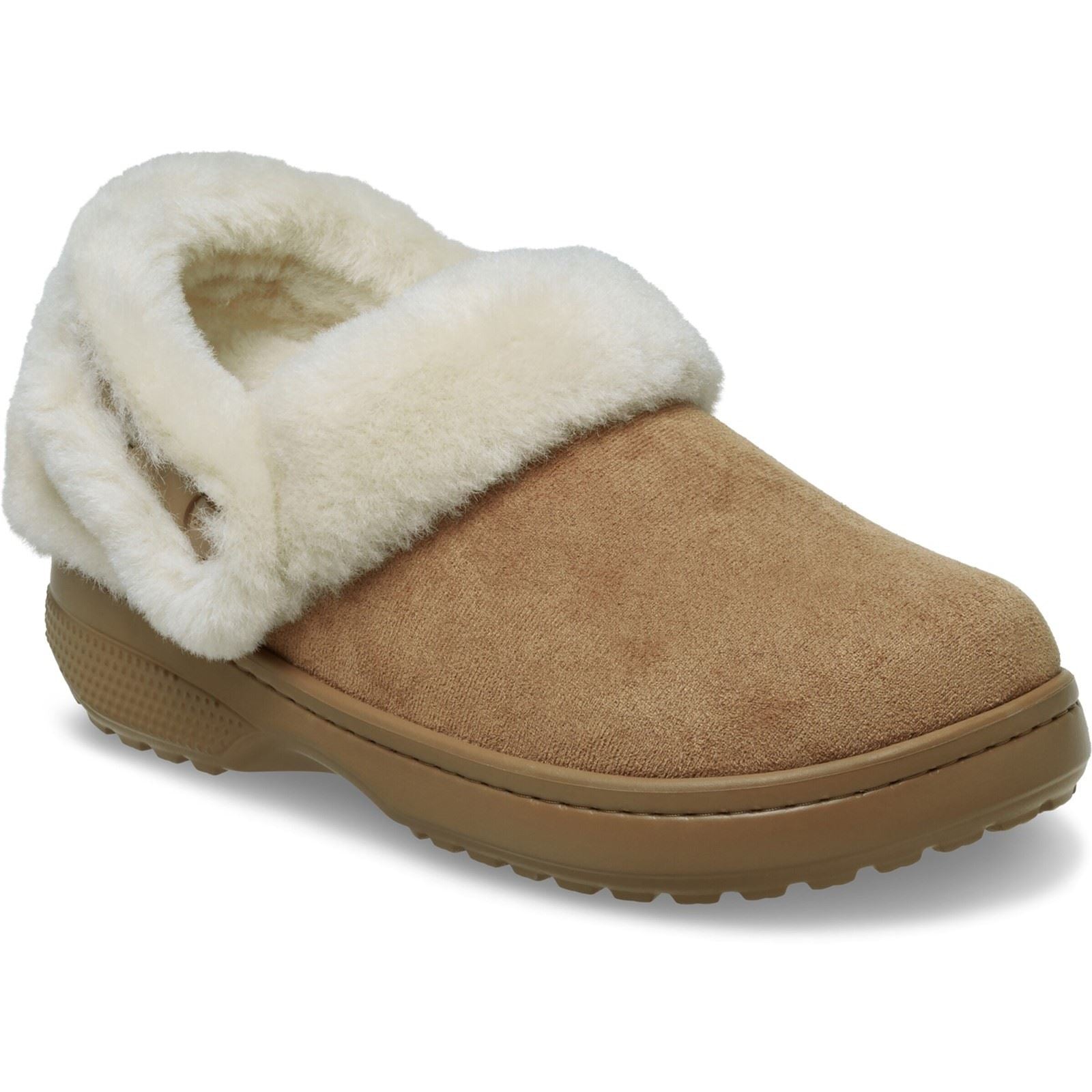 Crocs Unfurgettable Vegan Suede Polyester Women's Sepia Clogs