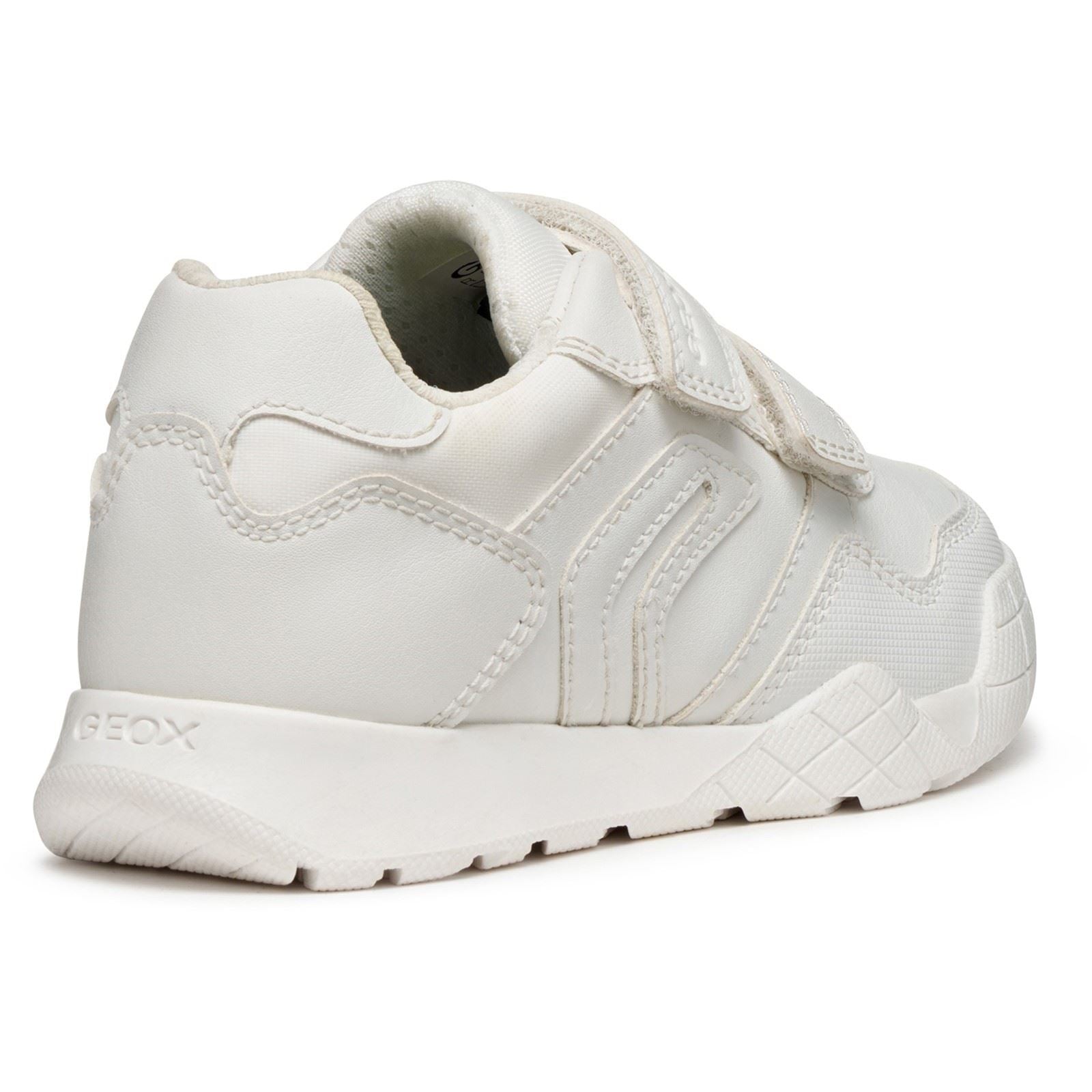 Geox J Rann-E Unisex Kid's White Trainers