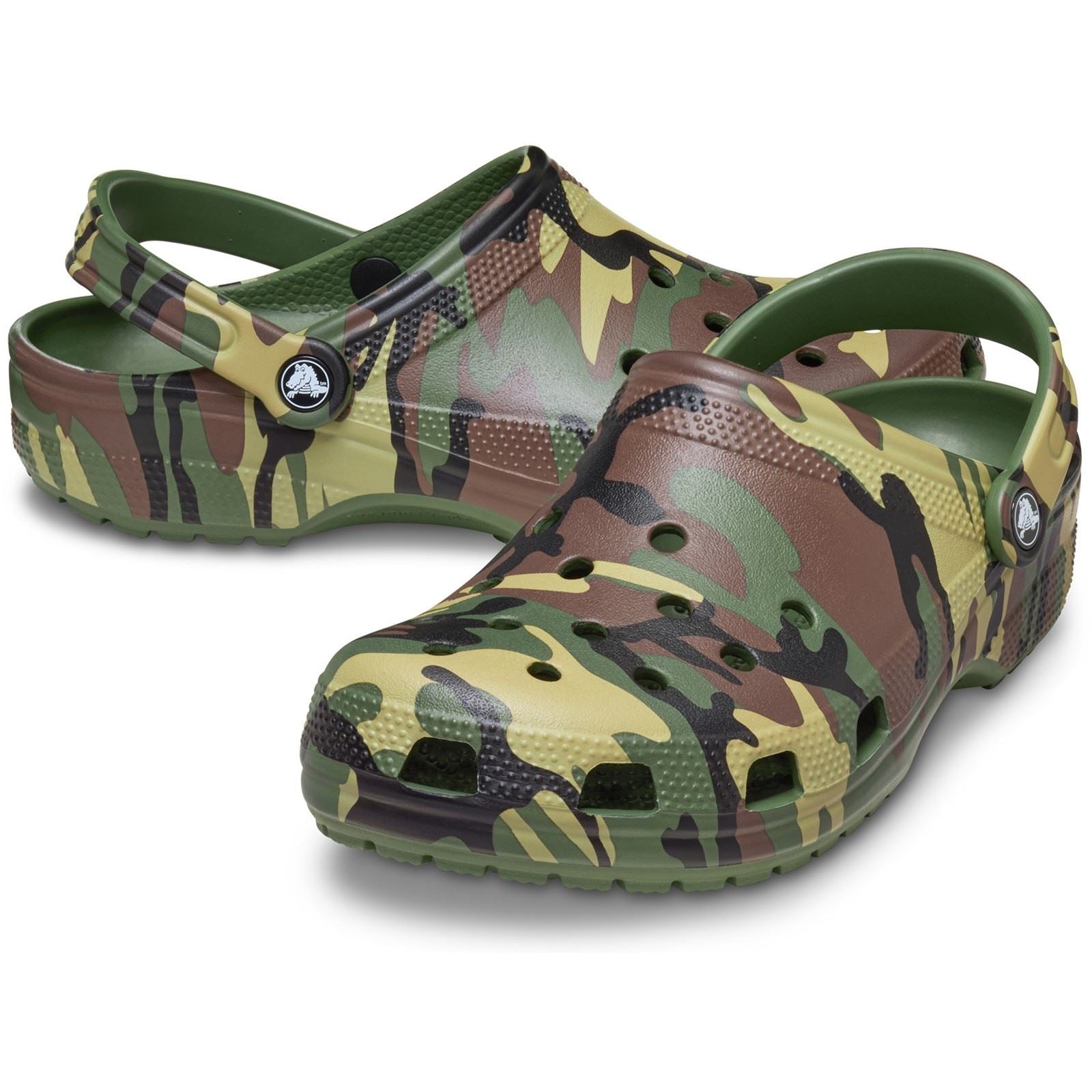 Crocs Classic Camouflage EVA Men's Army Green Clogs