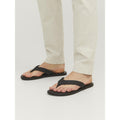 Jack & Jones Washton Leather Men's Anthracite Flip Flops