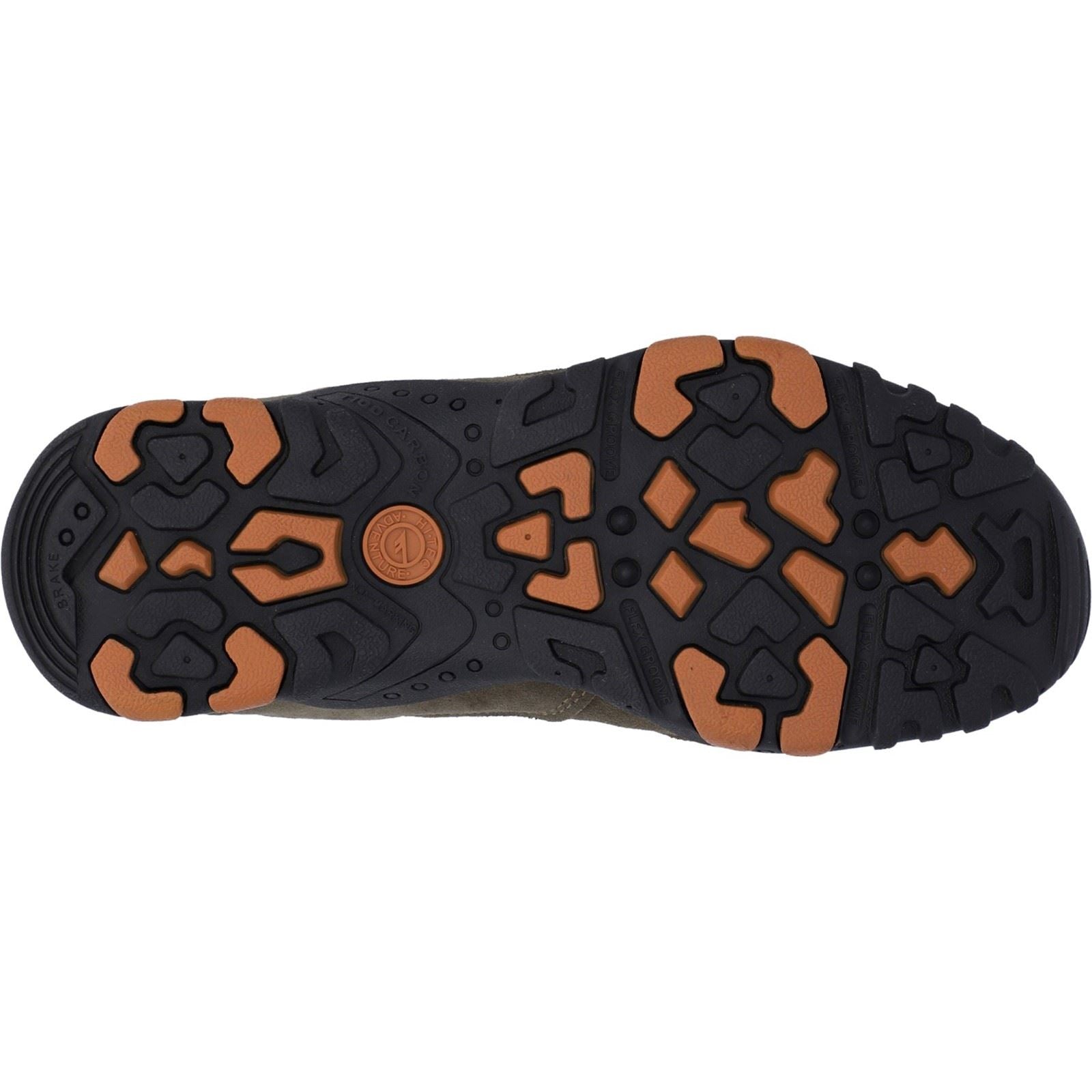 Hi-Tec Quadra II Suede Men's Taupe/Burnt Orange Hiking Boots