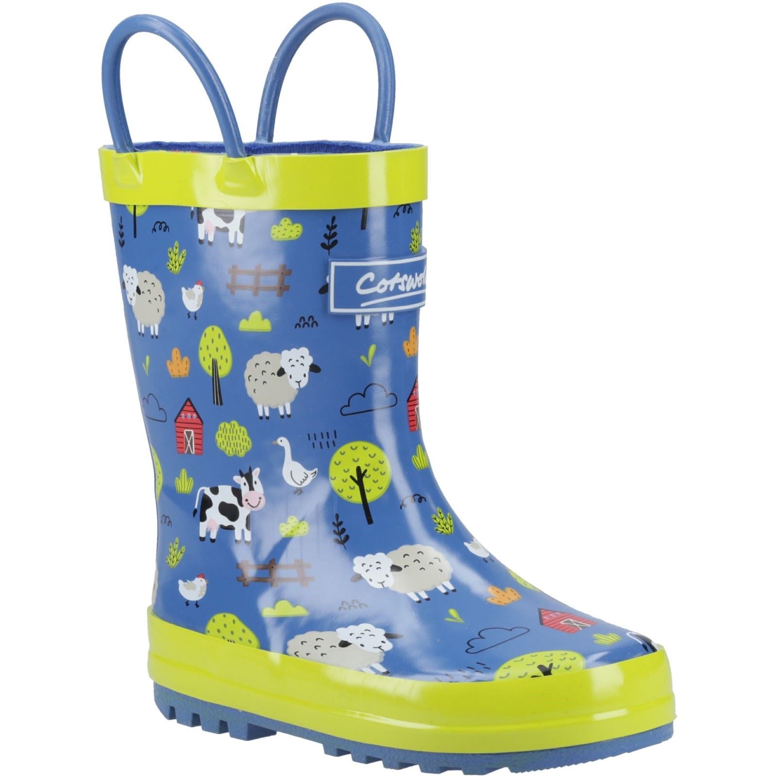 Cotswold Puddle Rubber Unisex Kid's Farm Wellington Boots