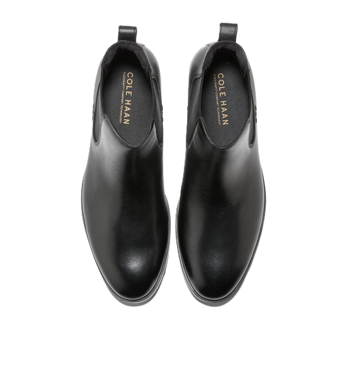 Cole Haan Newmark Grand Leather Men's Black Chelsea Boots