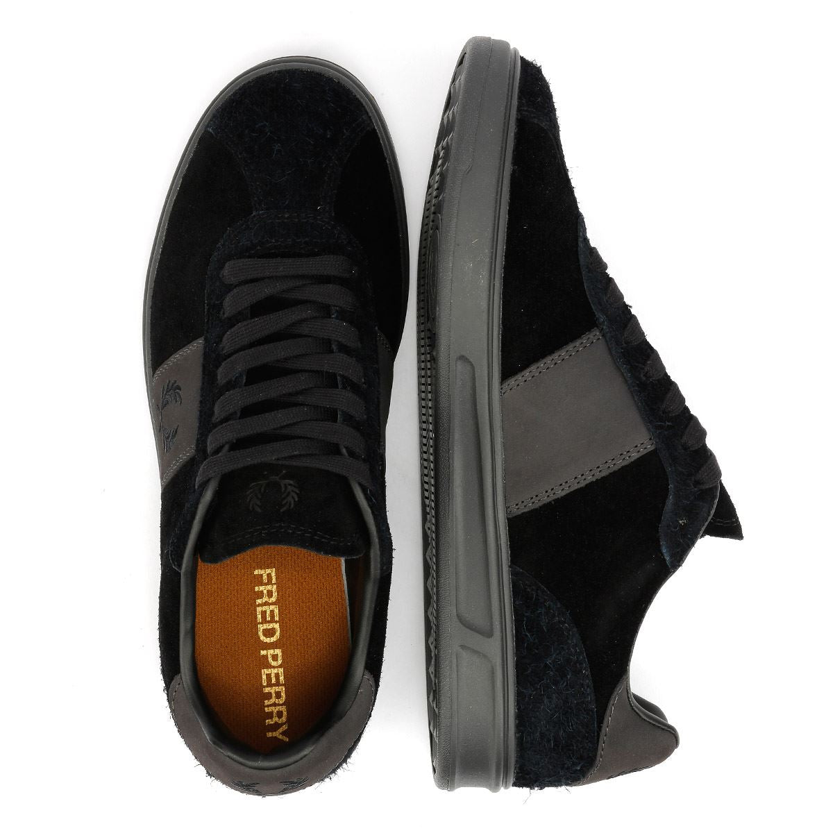 Fred Perry B4 Men's Black/Anchor Grey Trainers