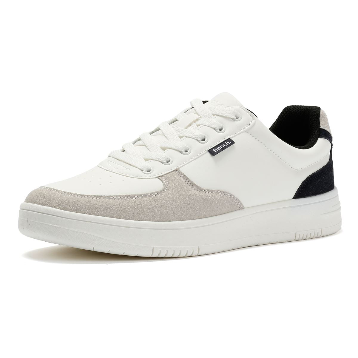 Bench Grainger Men's White/Grey Trainers