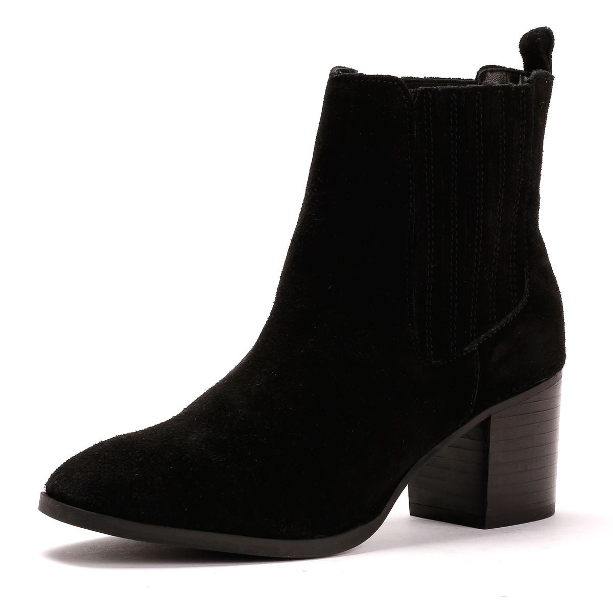 Osprey London The Naples Suede Women's Black Boots