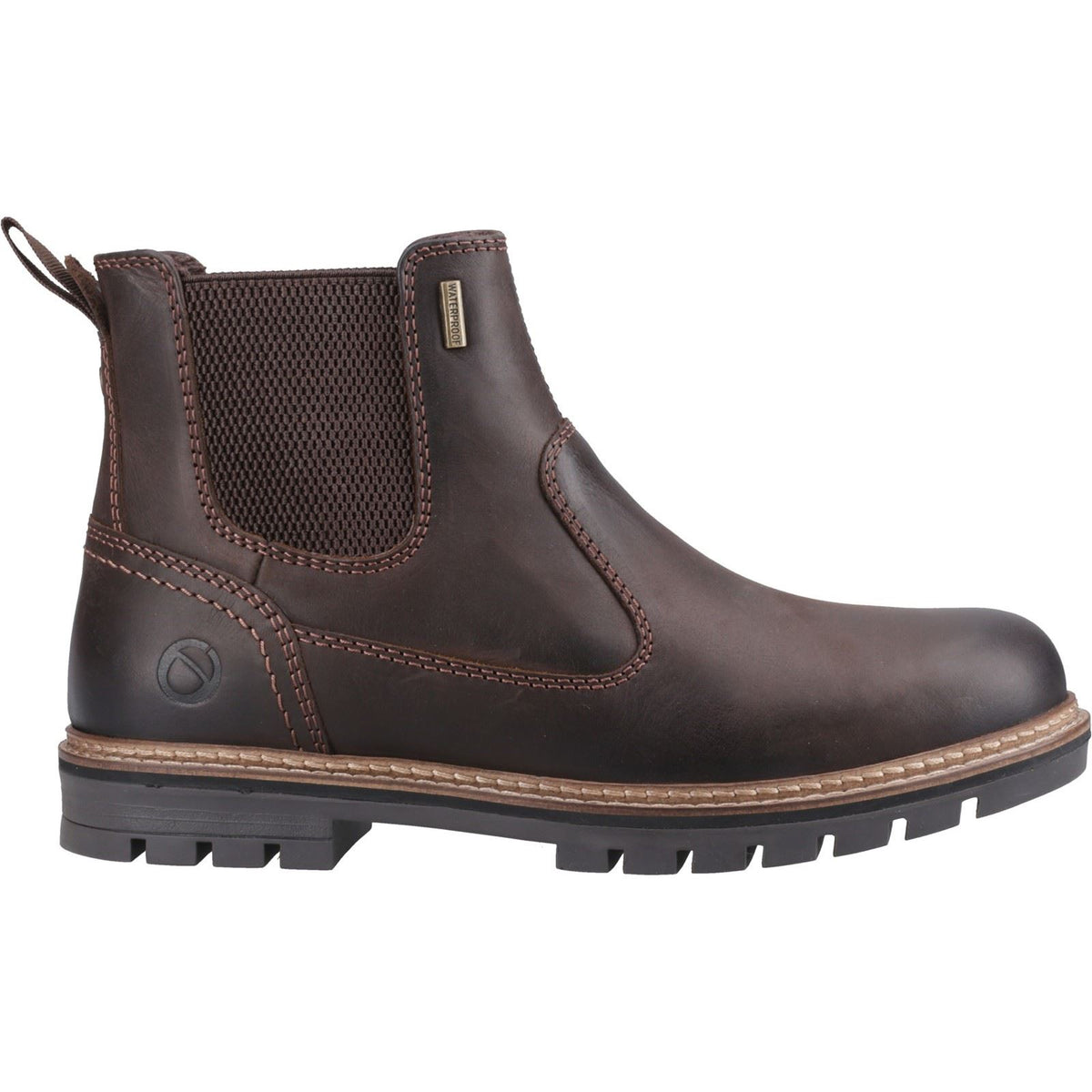 Cotswold Marsh Leather Men's Brown Ankle Boots