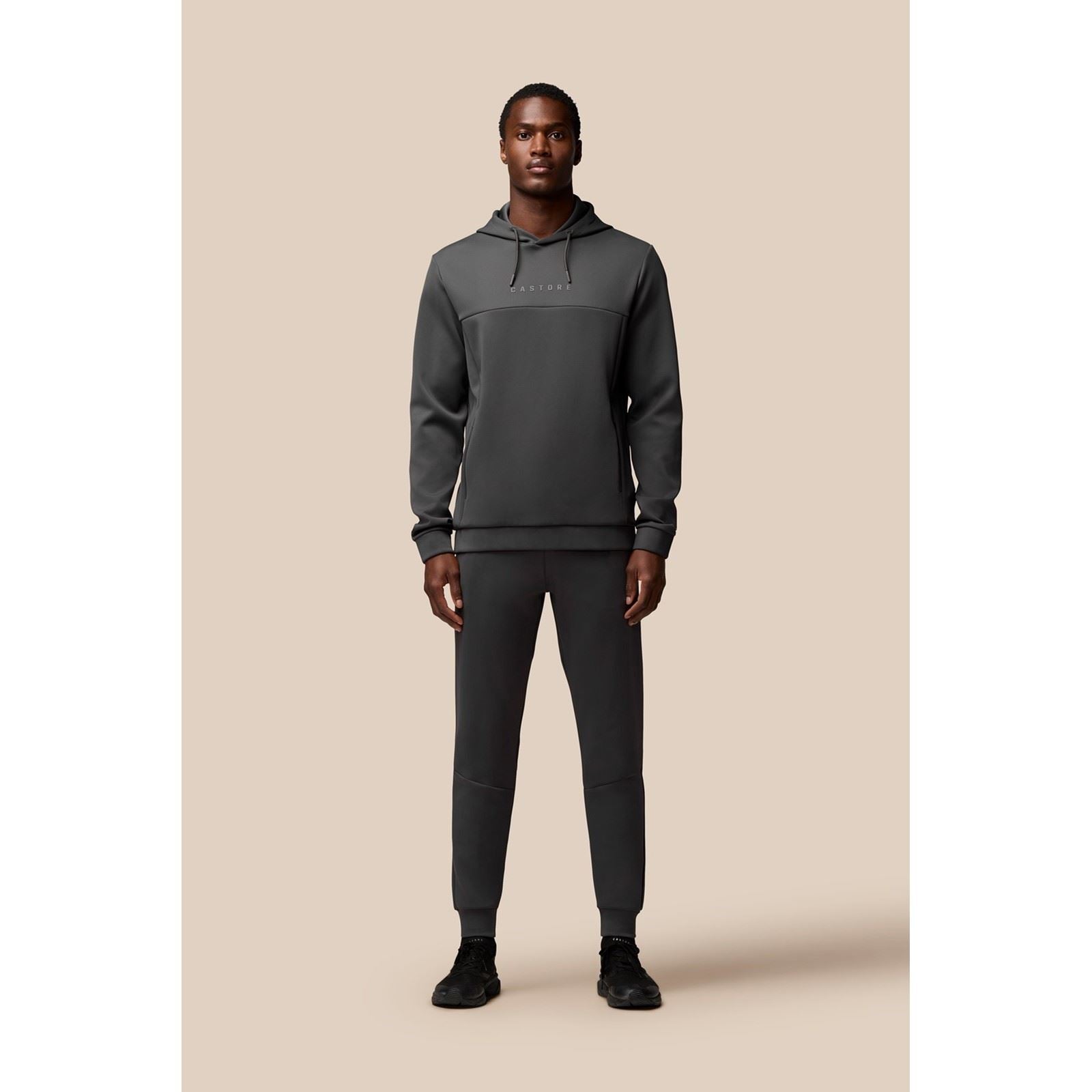 Castore Scuba Hoody Polyester Men's Grey Hooded Sweatshirt