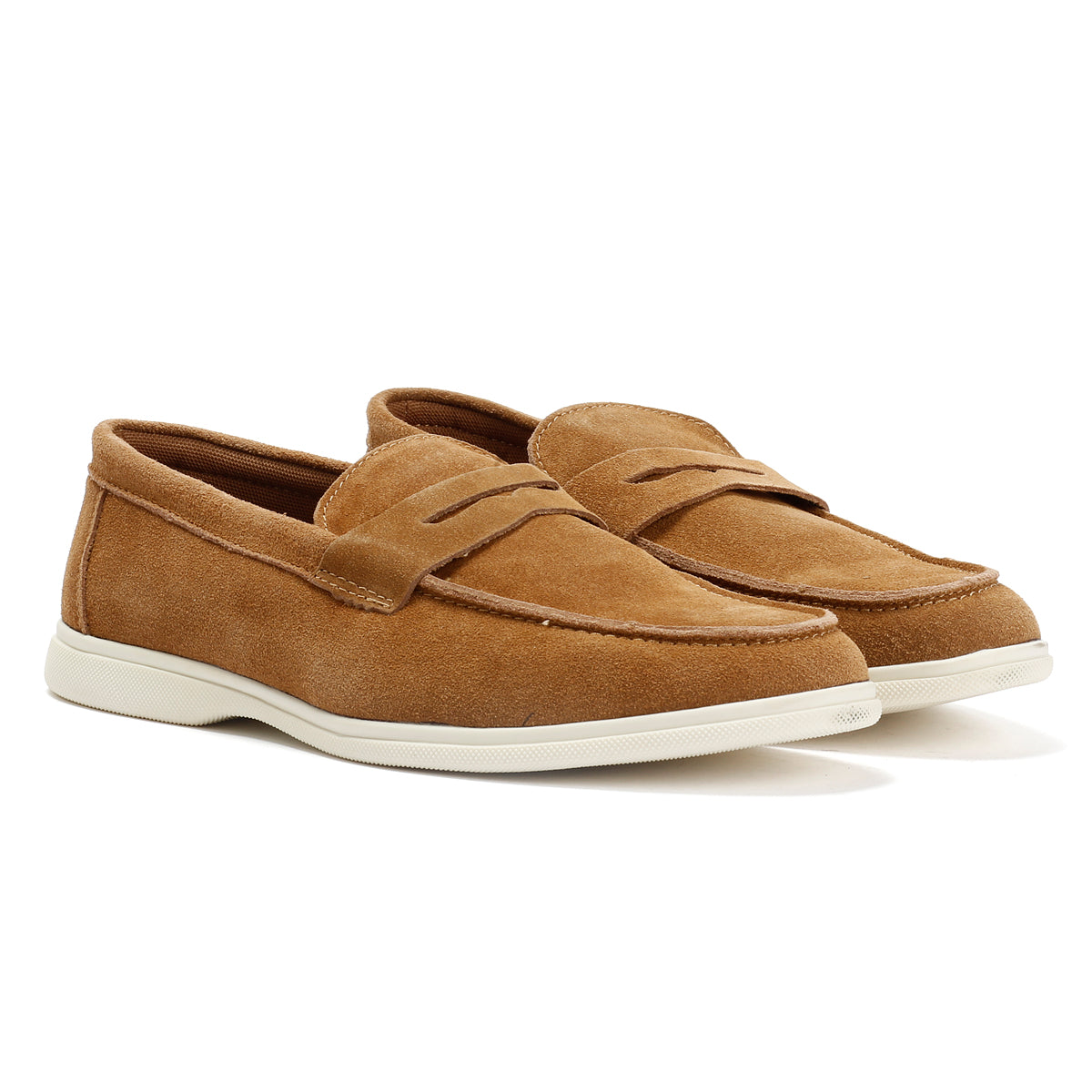 Antique Rogue Anton Suede Men's Stone Loafers