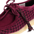 Clarks Originals Wallabee Harris Tweed Women's Purple Shoes