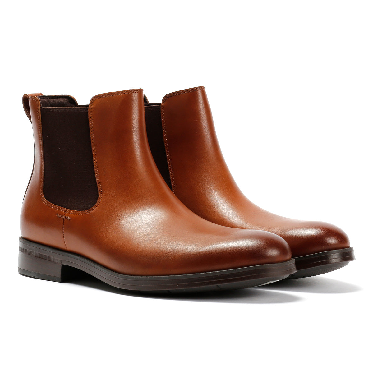 Cole Haan Newmark Grand British Tan Leather Men's  Chelsea Boots
